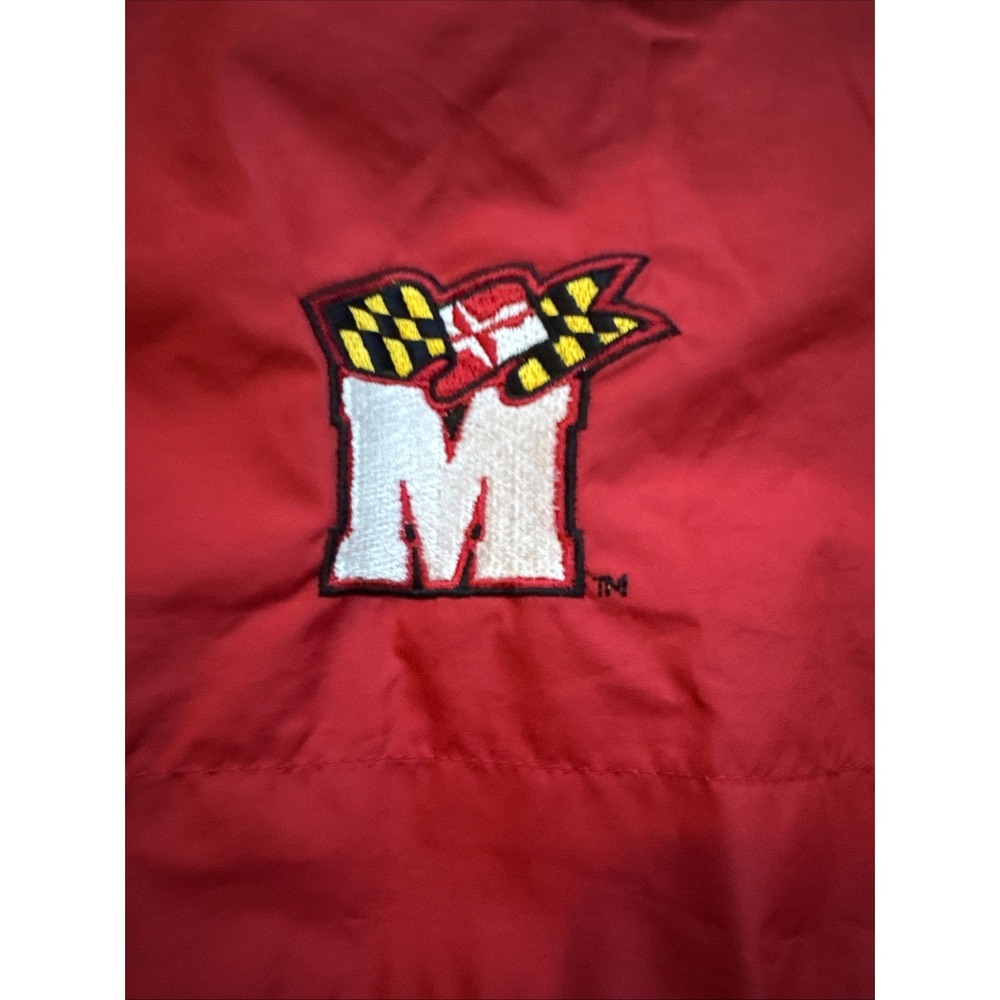 Vintage Y2K Maryland Terrapins 4XL Big & Tall Short Sleeved Windbreaker - Picture 9 of 13